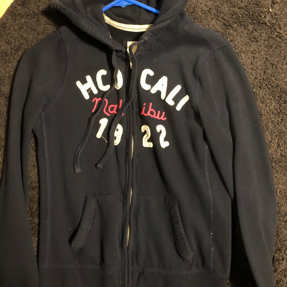 Hollister zip up sweatshirt